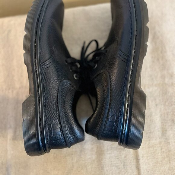Dr. Martens Unisex Industrial Hampshire Black Service Leather Shoes Sz 9M-W10 - Picture 9 of 13
